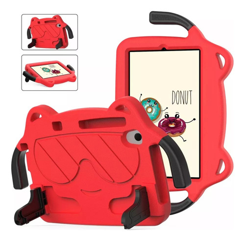 Apto For Anticaída Protector Tablet Tab8 Tcl Tab8 Color Rojo