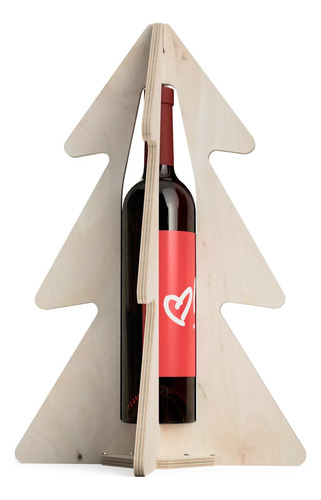 Soporte Para Botella De Vino - Árbol De Navidad