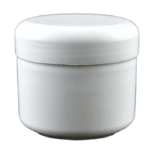 Envase Pote Crema 60 Ml Doble Fondo Plástico X 12 Und