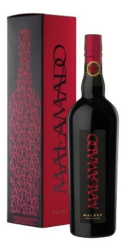 Vino Malamado Malbec750ml - Ideal Para Regalo - Con Estuche 