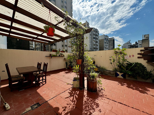 Alquiler Departamento Monoambiente Con Patio Centro Rosario