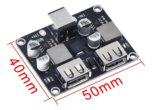 Mh-kc24-2 Módulo Carga Rápida 2 Puertos Usb Qc3.0 Qc2.0