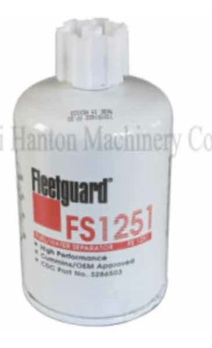 Filtro De Combustible  Fleetguard Fs1251 