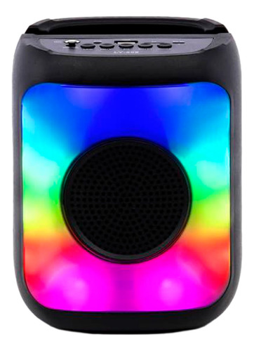 Altavoz Bluetooth Party Subwoofer Con Luces De Colores