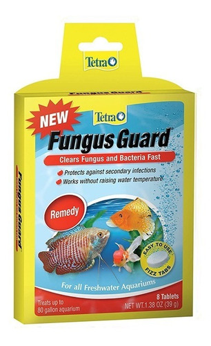 Tetra Fungus Guard 8 Tabletas Hongos Bacteria Peces Tropicales