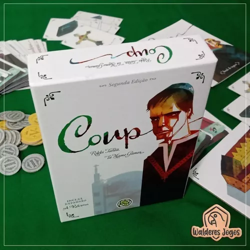 Jogo Coup C/ Expansão A Reforma - Card Game - Grok Mandala