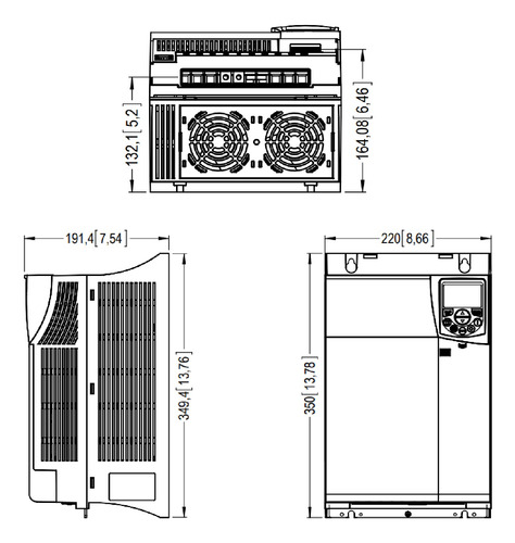 Inversor De Frequência Weg Cfw500 20cv 220v 56a Cód 13060436