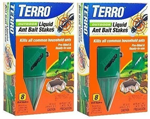 Terro T1812 Estacas Para Matar Hormigas Líquidas Al Aire Lib