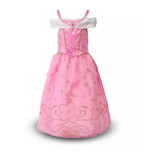 Vestido Infantil Princesa Aurora - Bela Adormecida