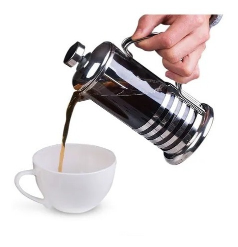 Cafetera Prensa Francesa De Émbolo Acero Inoxidable 600 Ml