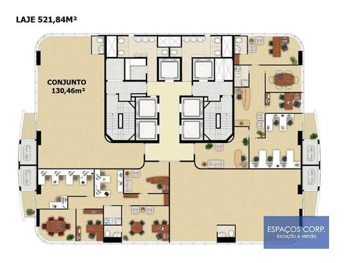 Imagem 26 de 26 de Laje Corporativa Para Alugar, 522m² Por R$ 44.356/mês - Brooklin - São Paulo/sp - Lj0132