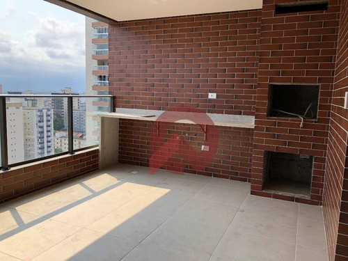 Imagem 8 de 24 de Apartamento Com 3 Dormitórios À Venda, 145 M² Por R$ 715.000,00 - Vila Guilhermina - Praia Grande/sp - Ap3068
