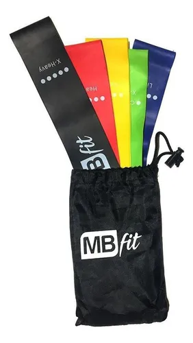 comprar Kit Faixa De Resistência Elástica Mini Bands- 5 Intensidades