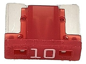 Fusible Mini Perfil Bajo Rojo 10 Amp