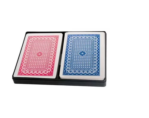 Baralho Plástico Profissional 108 Cartas - 2 Jogos De Carta