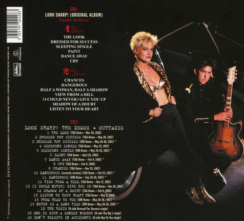 Imagen 2 de 2 de Roxette Look Sharp! Cd Doble 30 Aniversario Nuevo Importado