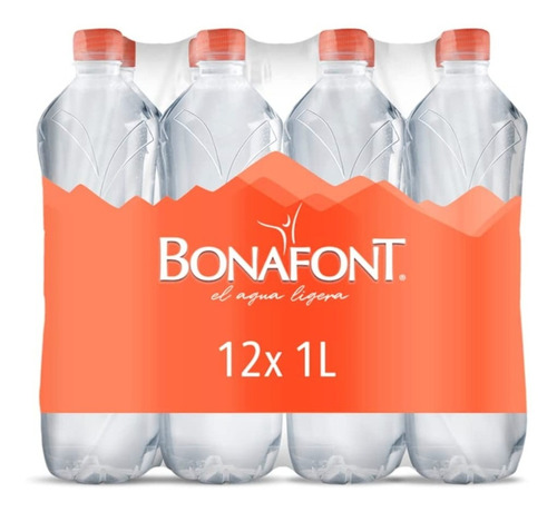 Paquete Agua Bonafont 1l/12p