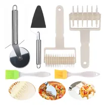 Comprar 6pcs Cortador De Pizza Y Pala De Pizza Y Agujas Para Pizza