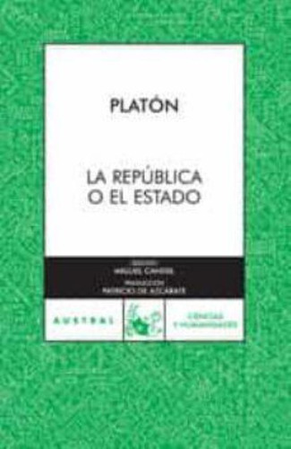 Republica O El Estado, La, De Platón. Editorial Espasa Libros, Tapa Tapa Blanda En Español