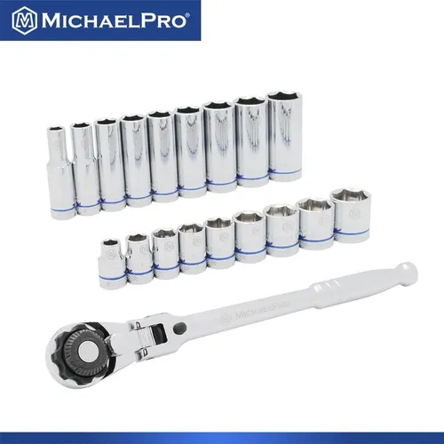 Juego De Trinquete En Y Con Cabezal Flexible Michaelpro Mppi