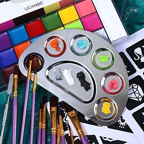 Juego De Maquillaje De Aceite Para La Cara 20 Colores