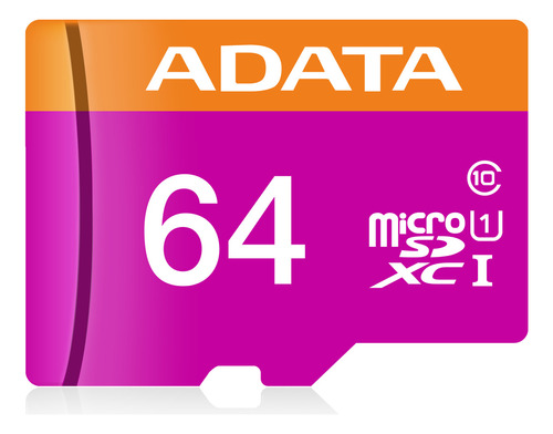 Tarjeta De Memoria Mrico Sd 64gb Adata  Premier 80mb/s