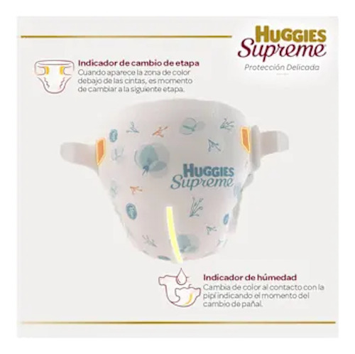 Pañales Huggies Supreme unisex Etapa 6 x 90 unidades