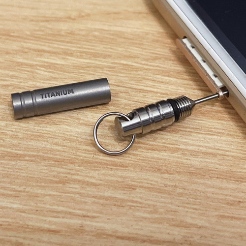 Extractor De Tarjeta Sim Titanio Herramientas Edc Removedor