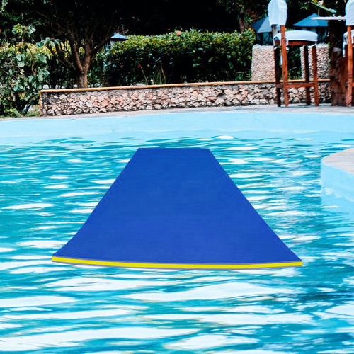 Li Alfombrilla Flotante De Agua, Alfombrilla Azul Amarillo