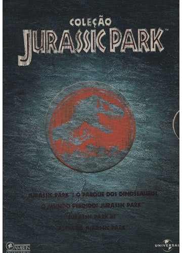 Dvd Coleção Jurassic Park 4 Dvds