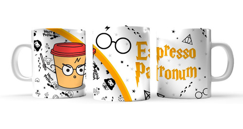 Taza Cerámica 11 Oz Harry Potter Espresso Patronum