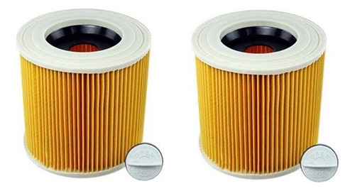 2 Filtros De Cartucho Para Aspiradora Karcher Wd3 Premiu