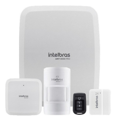 Alarme Intelbras Amt8000 Pro Wifi 2 Sensor Porta 4 Infra Pet