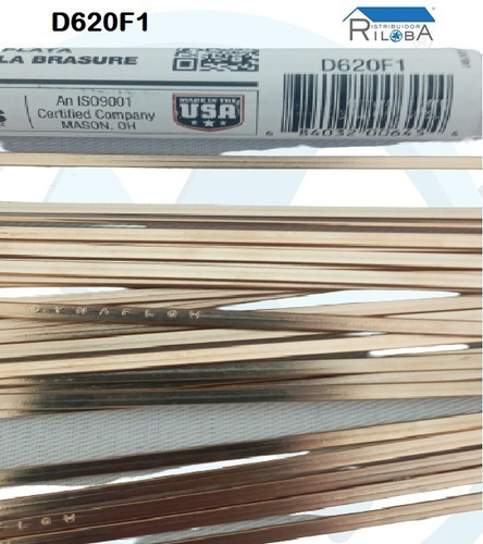 3pza Soldadura Harris Cobre-cobre Dynaflow (igual 15%plata)