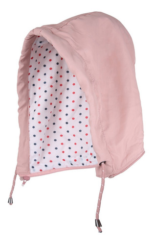 Imagen 4 de 7 de Gabardina Dama Con Gorro Desmontable Impermeable Lj21-100