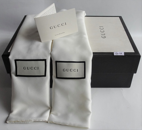 Caja Original Calzado Gucci 31x22x10.5 Cm.c/2 Polveras#oc-14