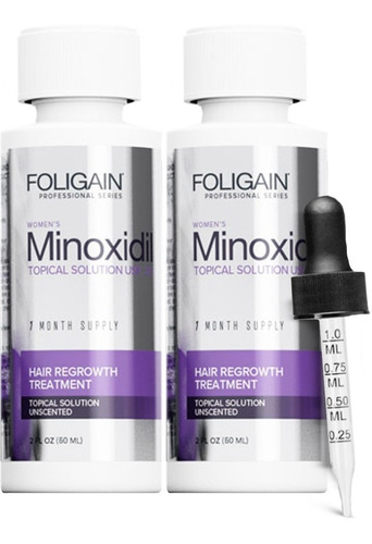 Foligain Minoxidil 2% Tratamiento Capilar Para Mujer 2 Meses