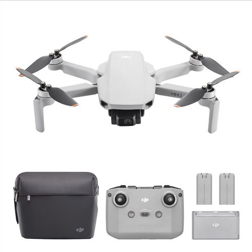 Imagen 2 de 5 de Drone Dji Mini 2 Se Fly More Combo Color Gris