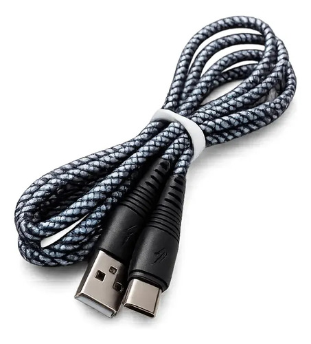 Cabo Usb Tipo C Inova Cbo-6116 3.4a Trançado Variado
