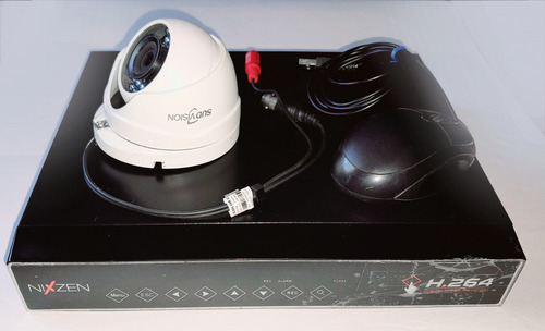 Dvr Nixzen 4 Ch Analogico + 1 Camara Sin Acceso A Internet (Usado)