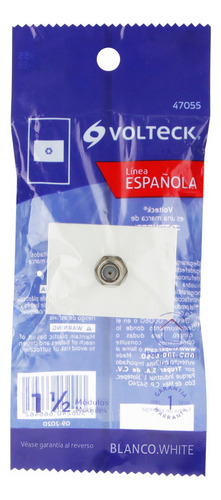 Toma Tv 1.5 Modulos Linea Española Volteck 47055