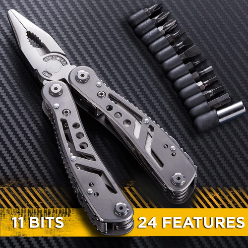 Multiherramienta Con Mini Herramientas Cuchillo Alicates Mej
