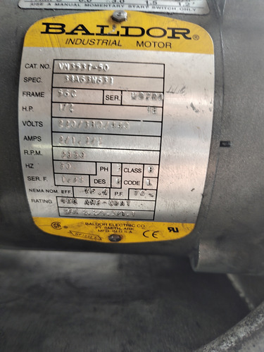 Extractor De Aire Tipo Turbina De 1/2hp. (Usado)