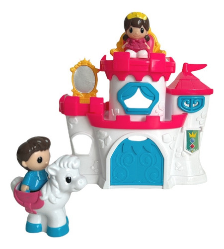 Castillo Medieval Interactivo Con Personajes Y Accesorios Color Princesas