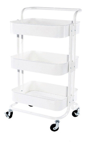 Carrito Organizador Ruedas Estantes Auxiliar Cocina Baño