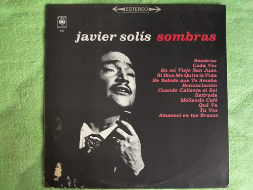 Eam Lp Vinilo Javier Solis Sombras 1965 Cbs Edic. Americana
