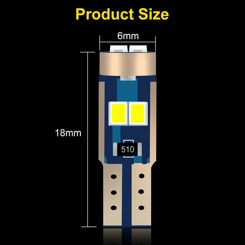 Lámpara De Panel De Instrumentos Automático T5-6led X 100pcs
