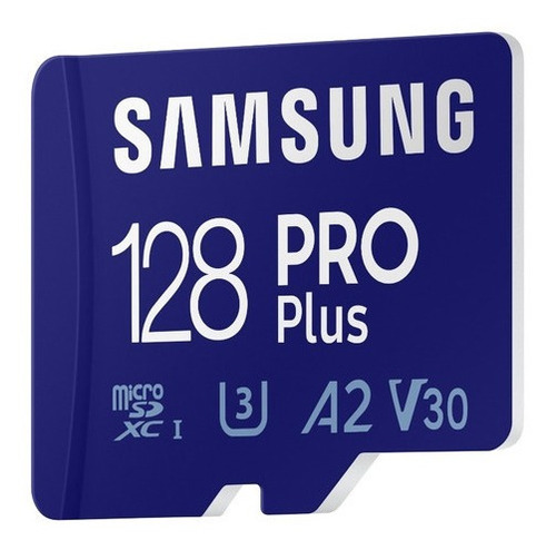 Imagen 3 de 6 de Tarjeta De Memoria Samsung Pro Plus Con Adaptador 128gb 160mb/s Mb-md128ka/am