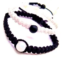 Comprar Pulsera Yin Yang Tejida Yin Yang Pareja 