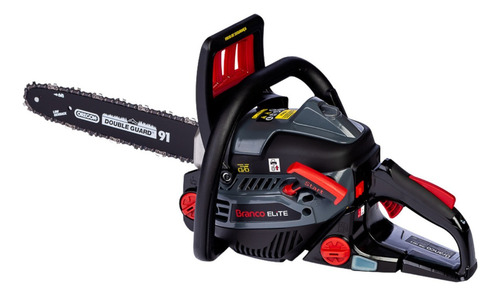 Motosserra Profissional Branco Elite Bm190 Poda Lenha Jardim Cor Preto